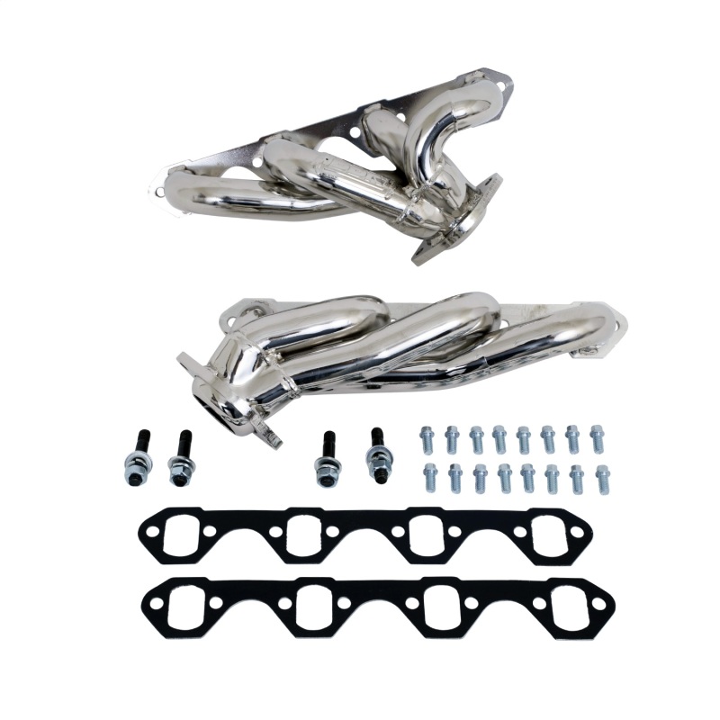BBK 87-95 Ford F150 Truck 5.0 302 Shorty Unequal Length Exhaust Headers - 1-5/8 Silver Ceramic thumbnail 2