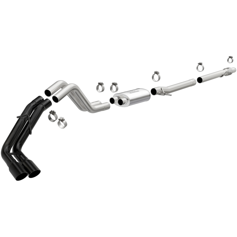 MagnaFlow CatBack 2019 Ford Ranger 2.3L 3in Black Exhaust Tips thumbnail 3