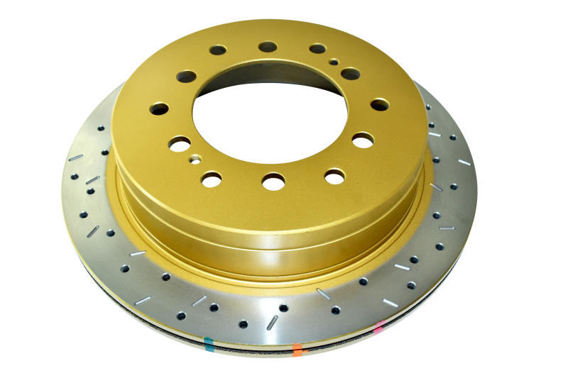 DBA HD Series 4000XS Brake Rotors DBA42737XS Disc Rotor, Cross-Drilled, Slotted, 4000 XS Series, Uni-Directional, thumbnail 2