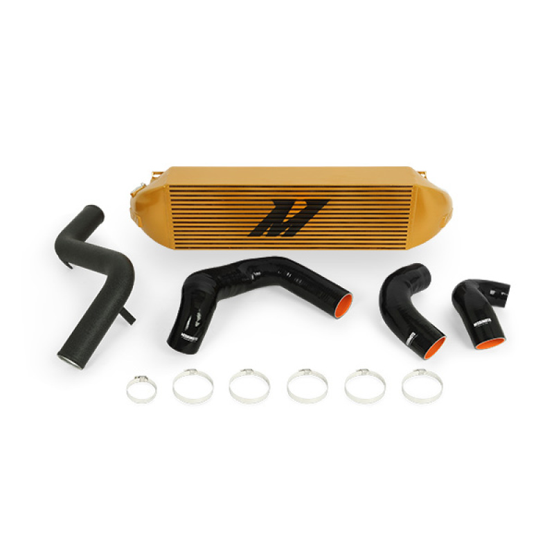 Mishimoto 2013+ Ford Focus ST Gold Intercooler w/ Black Pipes thumbnail 5