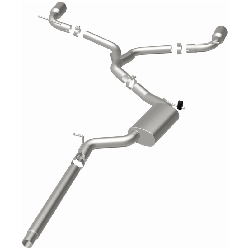 MagnaFlow SYS C/B Dual Split Rear Exit 4in Polished Tips 2015 VW GTI 2.0L Turbo thumbnail 7