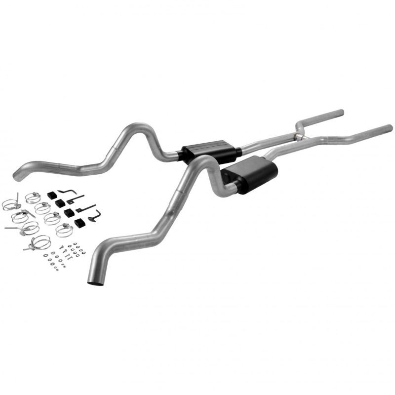 Flowmaster 64-67 GM A-BODY V8 3in. American Thunder Crossmember-Back Exhaust System thumbnail 2