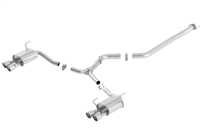 Borla 11-14 Subaru Impreza WRX/STI Sedan 4dr ATAK SS Catback Exhaust thumbnail 4
