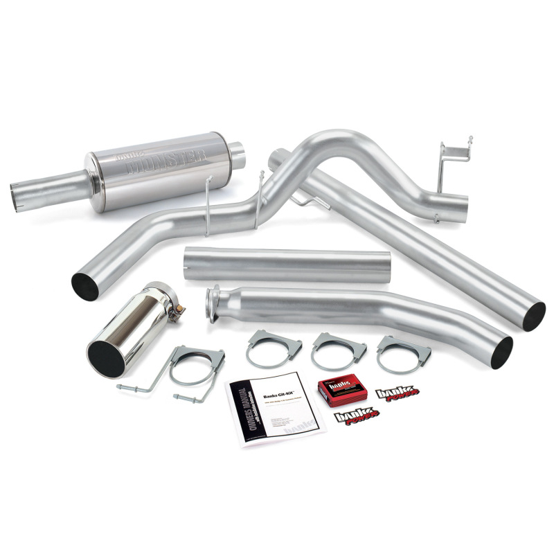 Banks Power 02 Dodge 5.9L Std Cab Git-Kit - SS Single Exhaust w/ Chrome Tip thumbnail 3