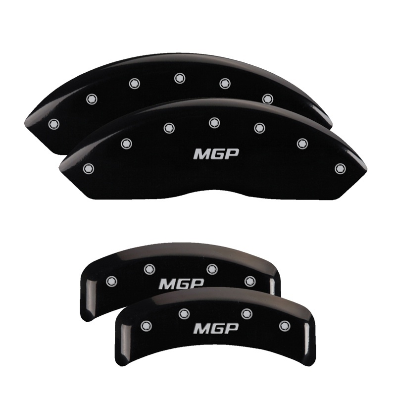 MGP 4 Caliper Covers Engraved Front Buick Rear Black Finish Silver Char 2002 Buick LeSabre thumbnail 5