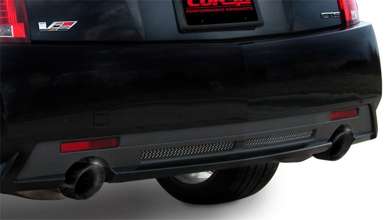 Corsa 2009-2014 Cadillac CTS Sedan V 6.2L V8 Black Sport Axle-Back Exhaust thumbnail 5