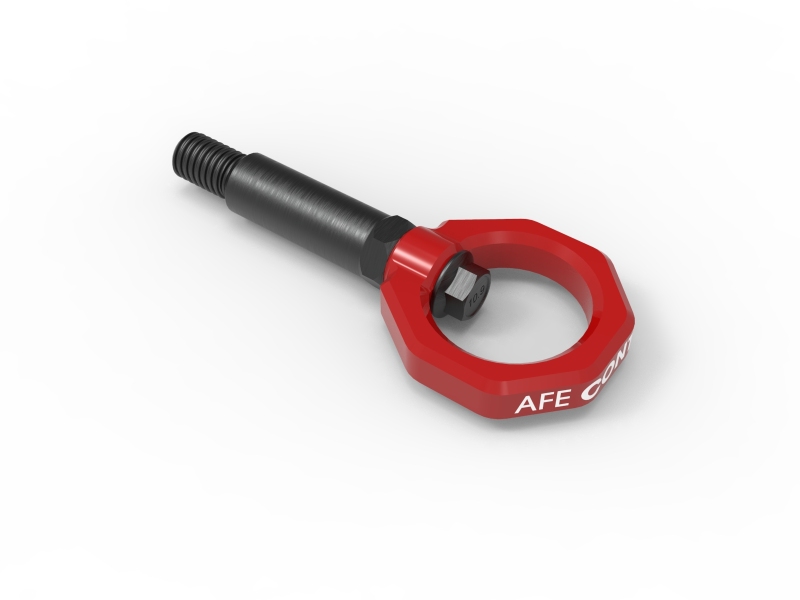 aFe Control Front Tow Hook Red BMW F-Chassis 2/3/4/M