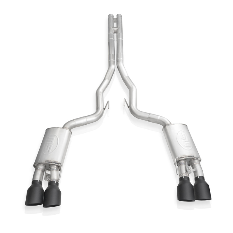Stainless Works 2020 Ford GT500 Redline Catback H-Pipe Exhaust Factory Connect - Black Tips thumbnail 9