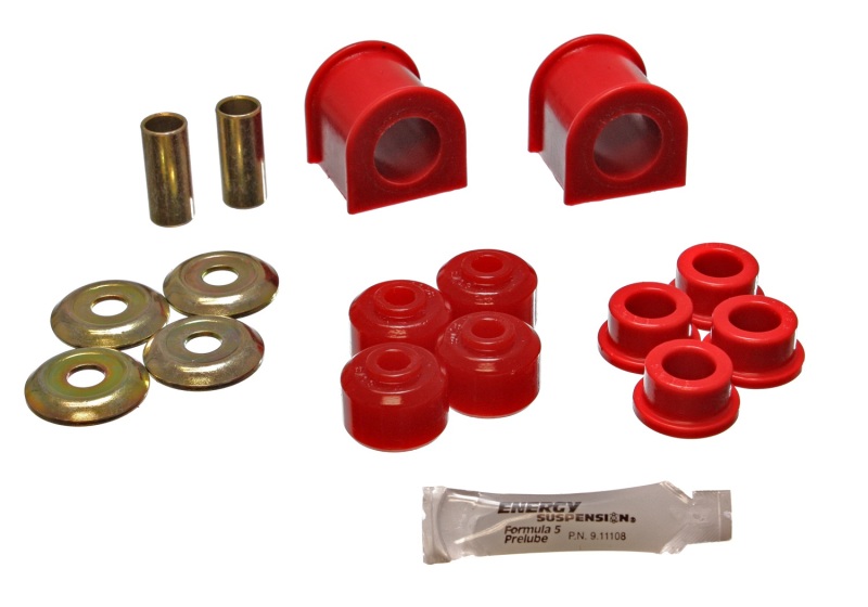 Energy Suspension 93-98 Jeep Grand Cherokee Complete Red Frt Sway Bar Bushing Set w/End Link Bushing thumbnail 3