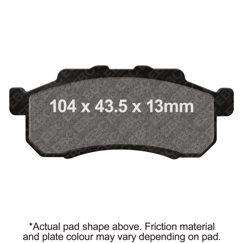 EBC 09-13 Honda MUV 700 Big Red Parking Brake Front Right FA-SFA-X Brake Pads