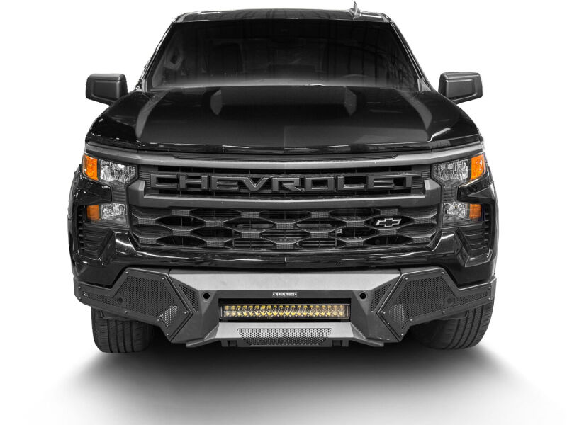 Go Rhino 22-26 GM Silverado/Sierra 1500 Element Frt Bumper w/ Fixed Lightbar Mount - Tex. Blk
