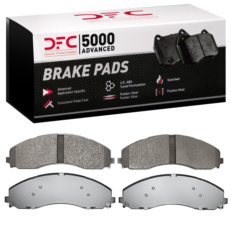 DFC 17-24 Ford F-550 Super Duty Front/Rear 5000 Advanced Semi Metallic Brake Pads