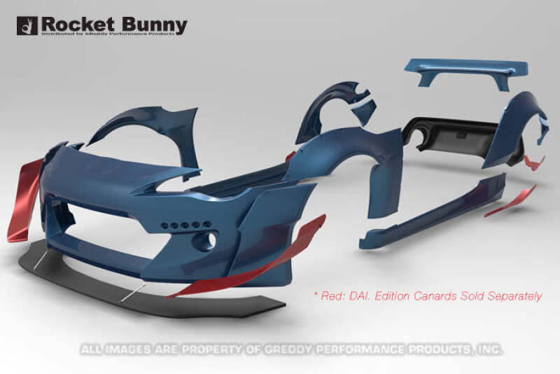 GReddy 13+ Scion FR-S Version 2 Greddy X Rocket Bunny 86 Aero Rear Duck Tail Wing Only thumbnail 3