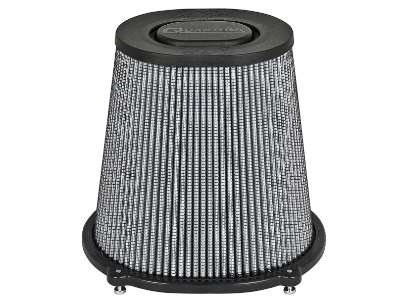 aFe Quantum Pro DRY S Air Filter Flat Top - 5in Flange x 9in Height thumbnail 3