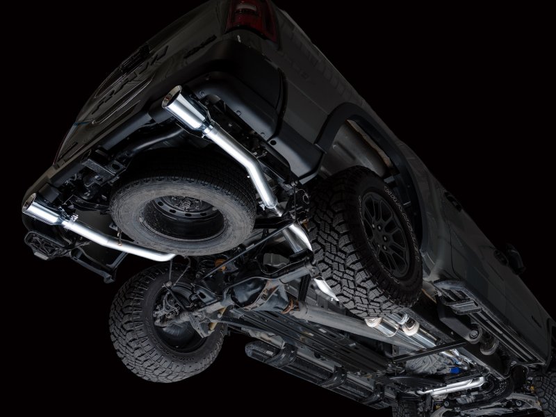 AWE Tuning 2025+ RAM 1500 3.0TT Rebel 0FG Cat-Back Exhaust w/ Chrome Silver Tips thumbnail 6