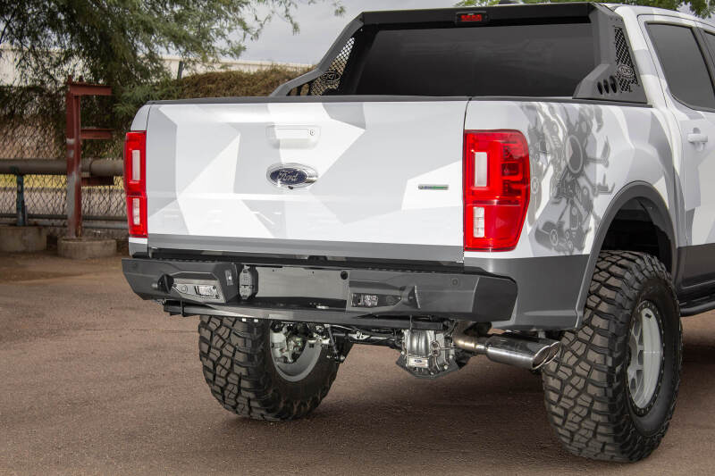 Addictive Desert Designs 2019 Ford Ranger Stealth Fighter Rear Bumper w/ Backup Sensor Holes thumbnail 9