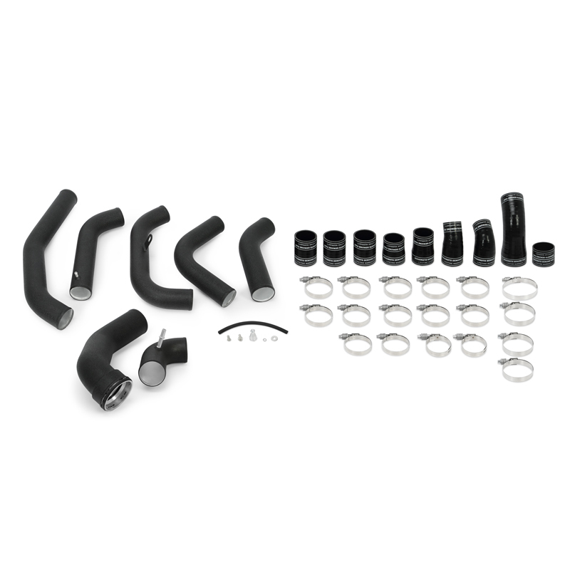 Mishimoto 15-16 Ford F-150 3.5L EcoBoost I/C Pipe Kit - Wrinkle Black