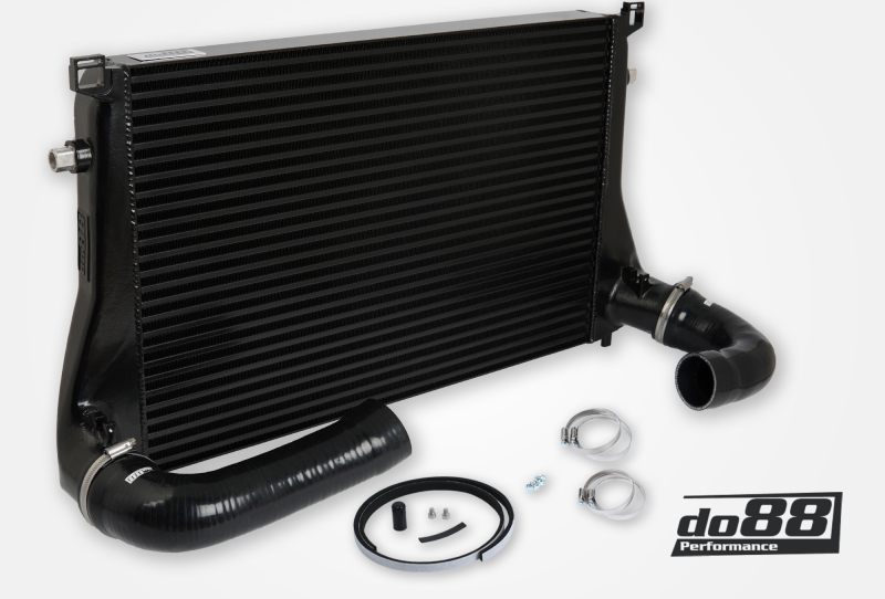 do88 Audi/Seat/Skoda/Volkswagen 1.8T/2.0T (MQB) Intercooler w/Black Hoses