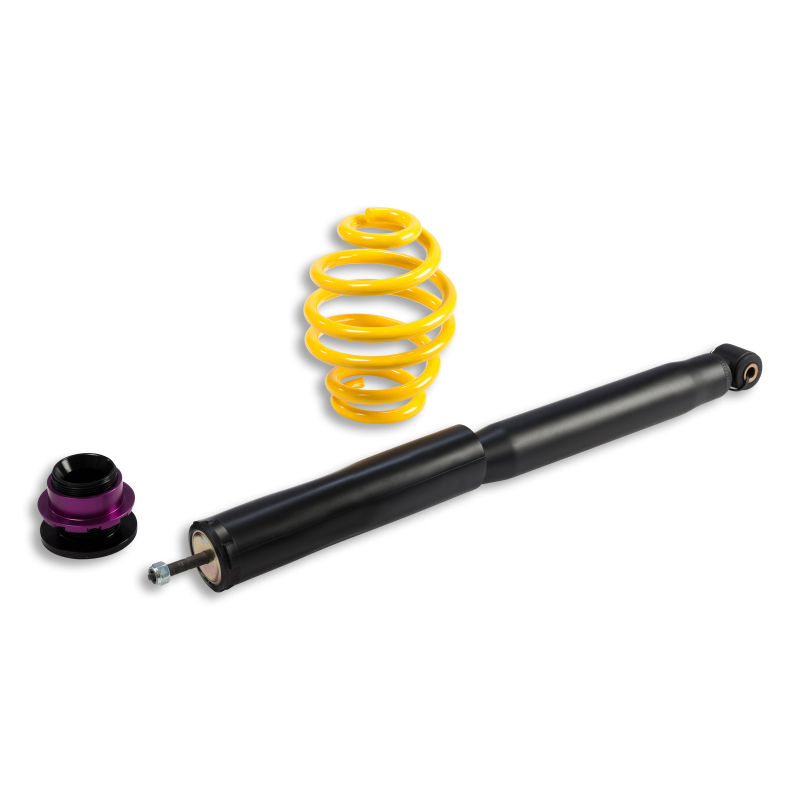 KW Variant 1 Coilover Kits for 2001-2006 M3 - 10220023 Kits, 1, 0.8 1.5 in. Lowered Front, 0.8 1.5 in. Lowered Rear, Natural/Purple Shocks, Yellow Springs, BMW, Kit thumbnail 9