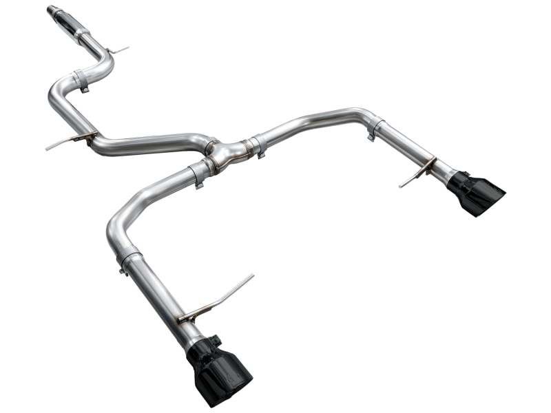 AWE Tuning 22-25 Volkswagen Jetta GLI Track Edition Exhaust - Diamond Black Tips thumbnail 8