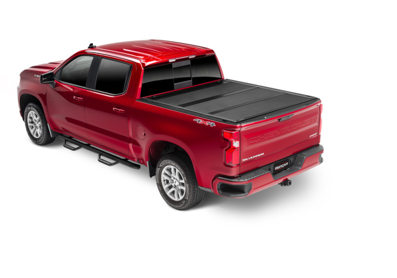 UnderCover 14-18 Chevy Silverado 1500 (19 Legacy) 5.8ft Armor Flex Bed Cover - Black Textured thumbnail 9