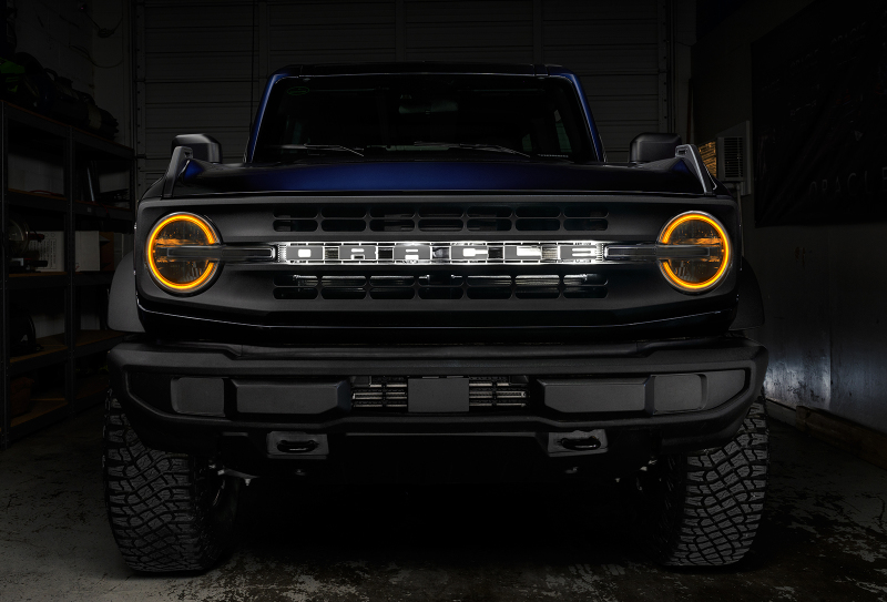 Oracle 2021 Ford Bronco DRL Upgrade w/ Halo Kit - ColorSHIFT w/ BC1 Controller thumbnail 8