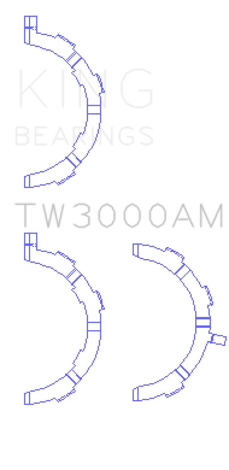King Engine Bearings Ford 6.7L Power Stroke V8 Diesel Thrust Washer Set thumbnail 3