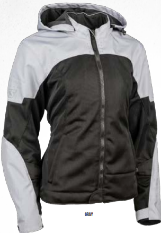 Speed and Strength Starstruck Mesh Jacket Grey/Black Womens - XL thumbnail 3