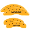 MGP 4 Caliper Covers Engraved Front & Rear Mopar Yellow Finish Black Char 2004 Chrysler Pacifica thumbnail 8