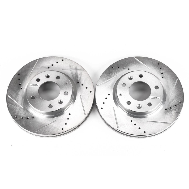 Power Stop 07-12 Mazda CX-7 Front Evolution Drilled & Slotted Rotors - Pair