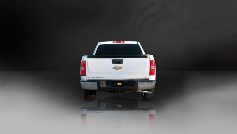Corsa 2010-2013 Chevrolet Silverado Ext. Cab/Std. Bed 1500 4.8L V8 Polished Sport Cat-Back Exhaust thumbnail 5