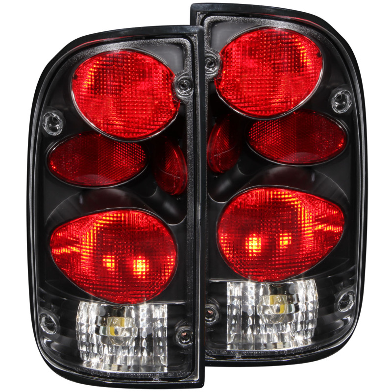 ANZO 1995-2000 Toyota Tacoma Taillights Black thumbnail 7