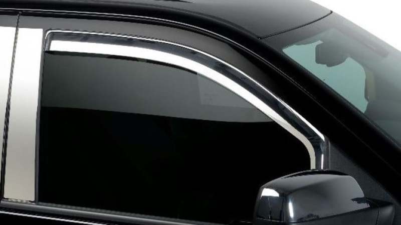 Putco 2021 Ford F-150 - Super Crew / Super Cab / Reg Cab Element Chrome Window Visors (Front Only) thumbnail 2