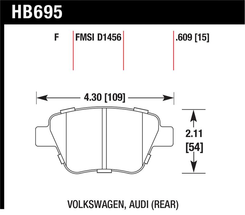 HAWK HPS 5.0 Brake Pad Sets