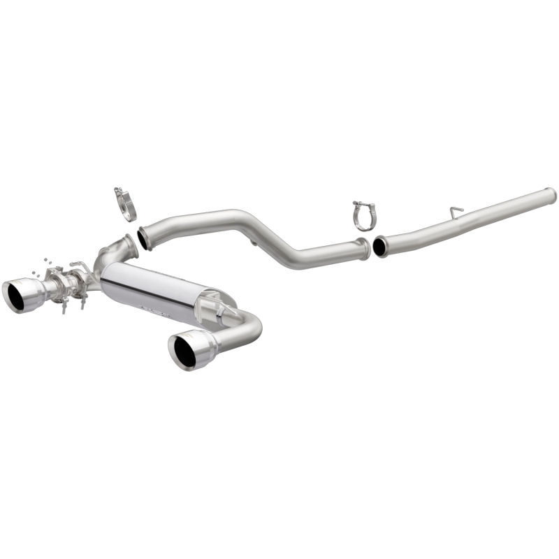 MagnaFlow Cat-Back 2016 Ford Focus RS 3in SS Dual Outlet 4.5in Polished Tips thumbnail 4