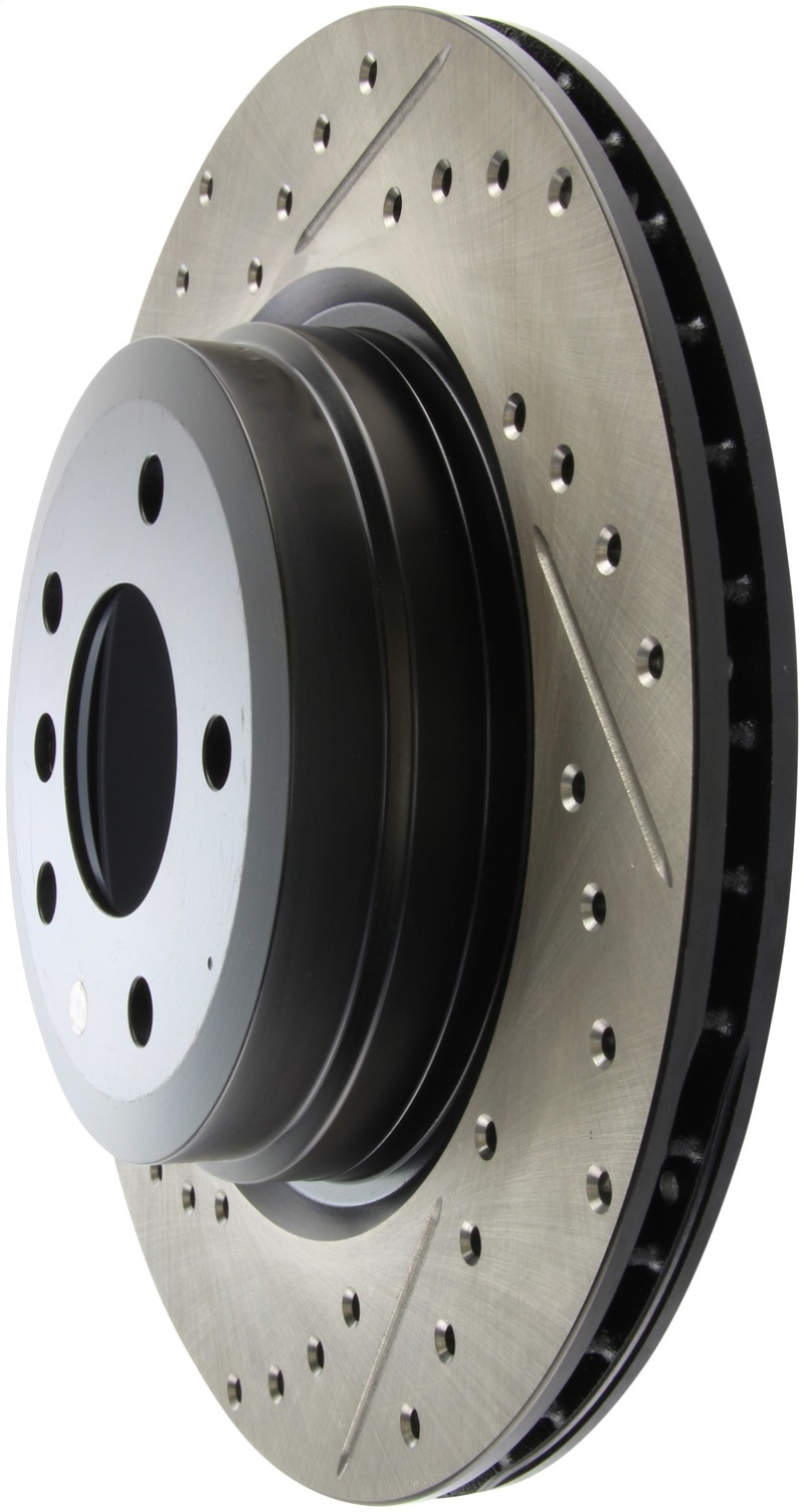 StopTech 06 BMW 330 / 07-09 BMW 335 Slotted & Drilled Right Rear Rotor thumbnail 7