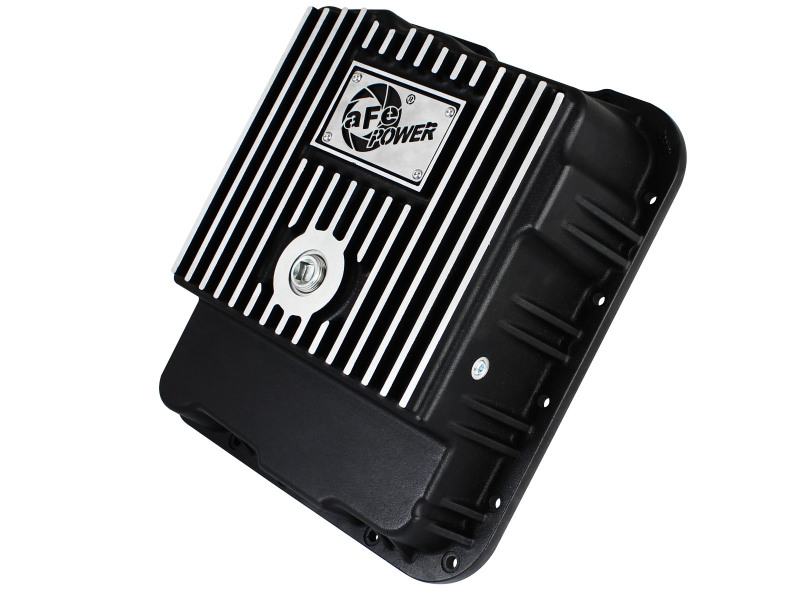 aFe Transmission Pan (Black w/ Machined Fins) GM Trucks 99-16 (4L60-E/4L60E/4L65E/4L70E/4L75E) thumbnail 2