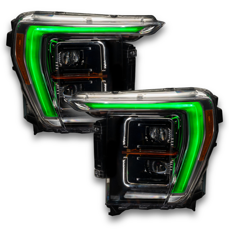 Oracle 21-22 Ford F-150 ColorSHIFT RGB+W Headlight DRL Upgrade Kit w/ No Controller thumbnail 7