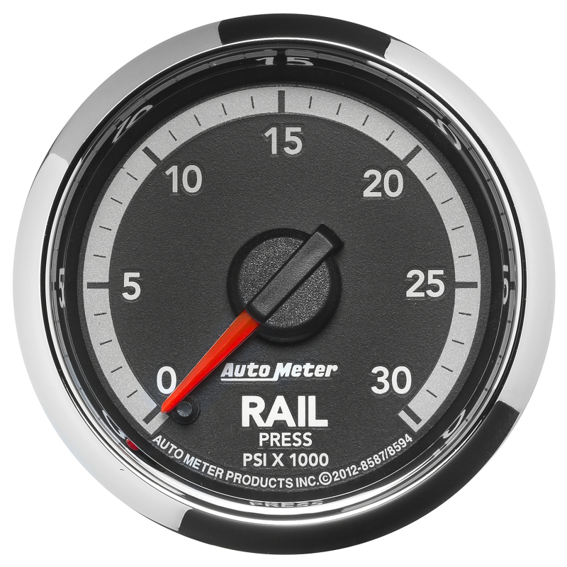 Autometer Factory Match Dodge 6.7L 4th Gen Fuel Rail Pressure Gauge 2-1/16in FSE thumbnail 7