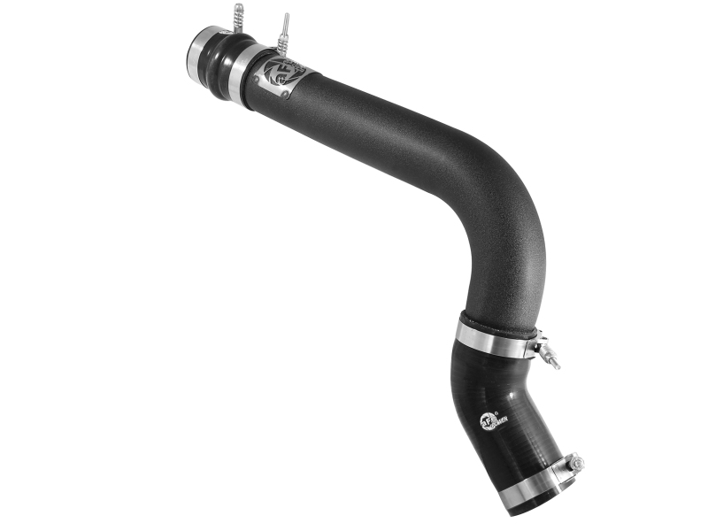 BladeRunner 3 IN Aluminum Hot Charge Pipe Black