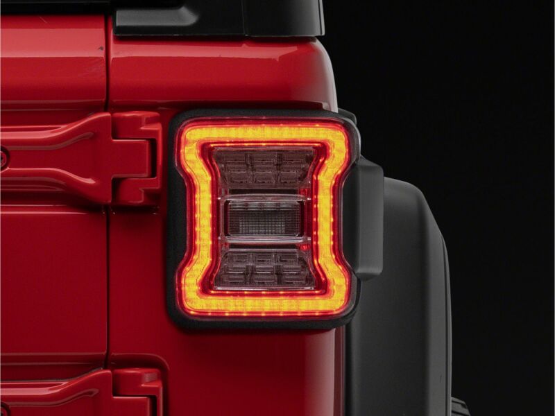 Raxiom 18-26 Jeep Wrangler JL LED Tail Lights- Clear Housing- Clear Lens thumbnail 4