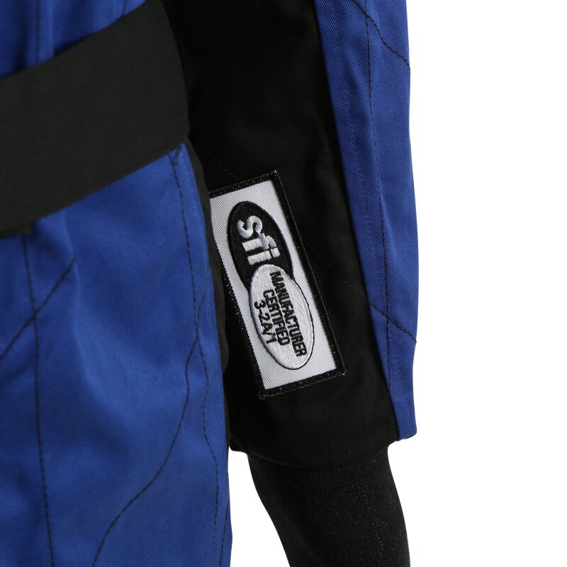 RaceQuip Blue Chevron-1 Suit - SFI-1 Medium thumbnail 3