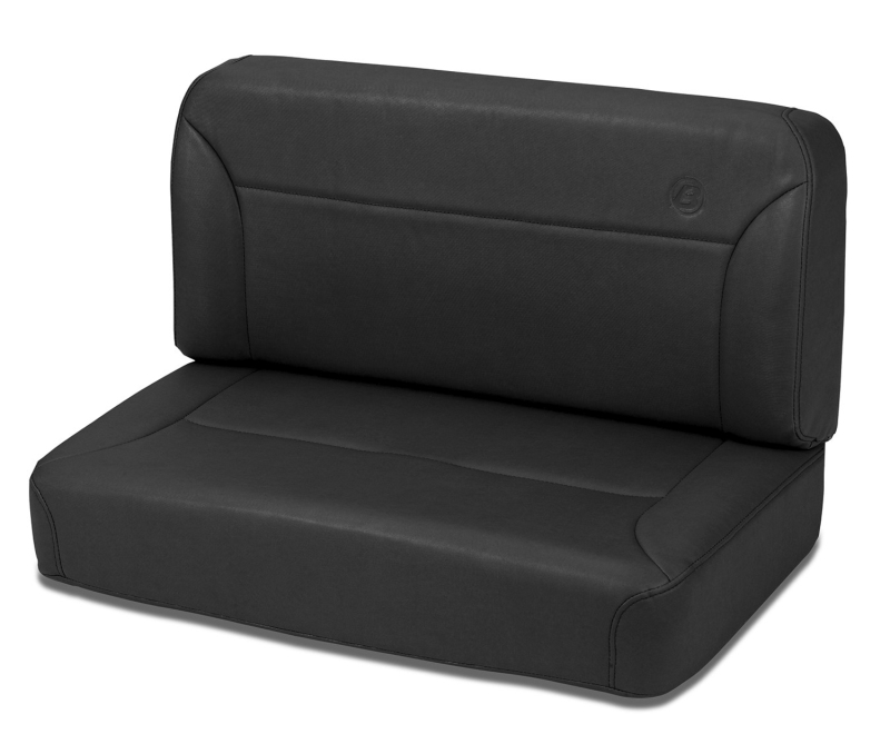 Bestop Back Seat - 55-83 Jeep Cj5 Rear Trailmax II Fixed (All Vinyl Black Denim)
Fixed-Back Rear Seat