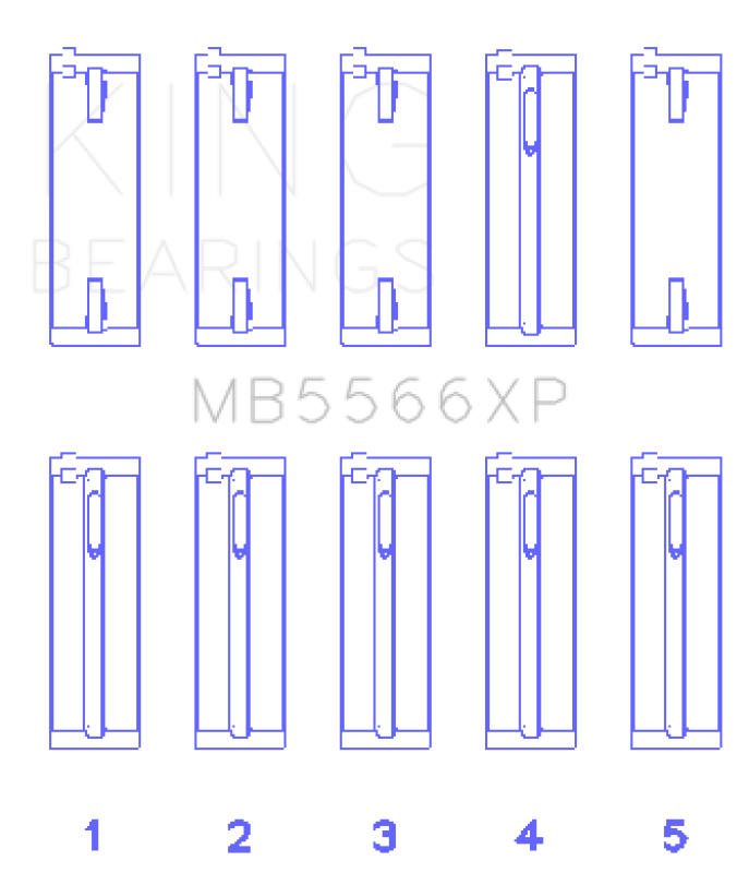 KING Performance Main Bearings