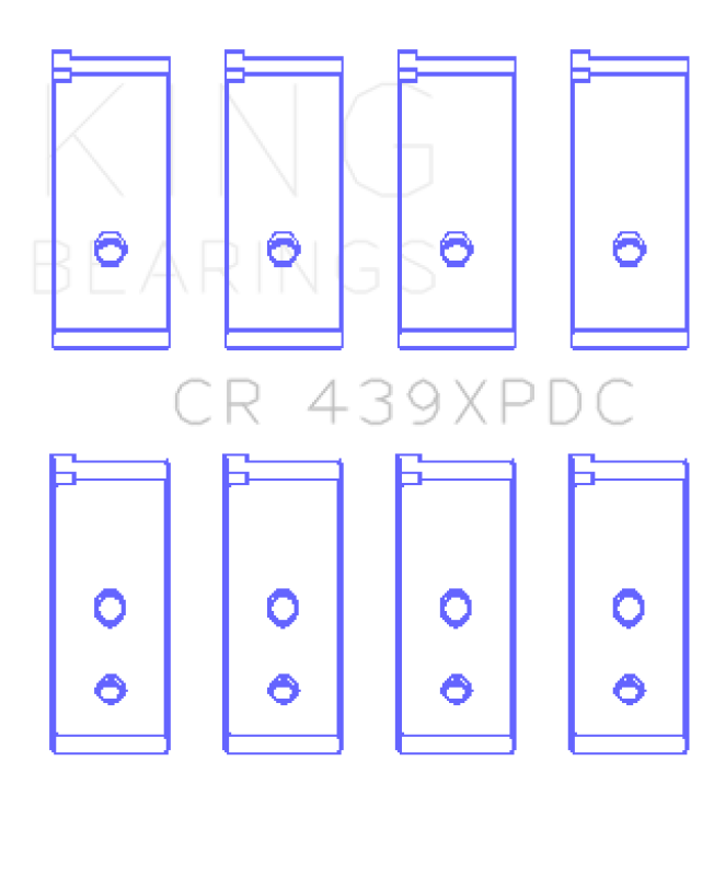 King Engine Bearings Honda B18A1/B18B1 pMaxKote Performance Rod Bearing Set thumbnail 7