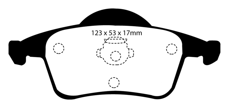 EBC S5 Brake Pad and Rotor Kit (1x ebcGD963, 1x ebcDP41231R) thumbnail 5