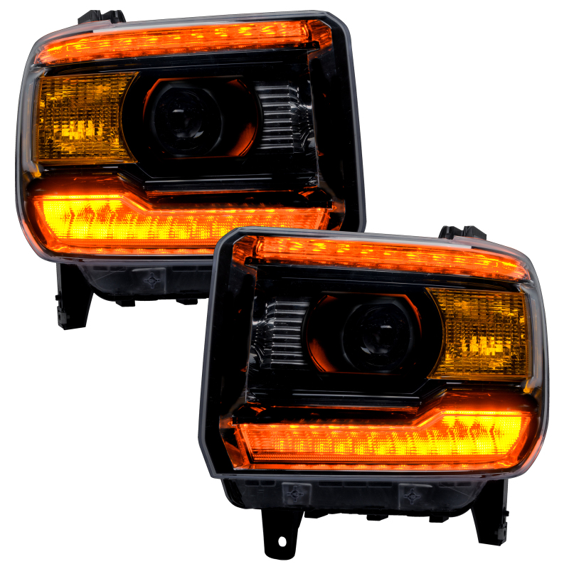 Oracle 14-15 GMC Sierra Headlight DRL Upgrade Kit - ColorSHIFT w/ BC1 Controller