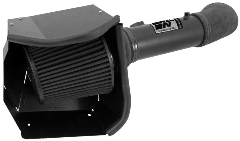 K&N 11-13 Ford F250/F350/F450/F550 Super Duty 6.7L V8 DSL Black Performance Intake Kit thumbnail 4