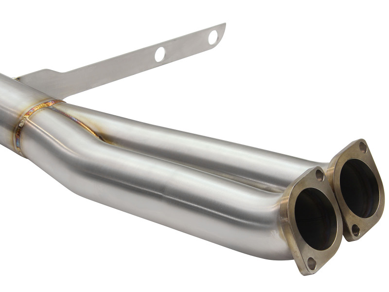 aFe MACH Force XP SS-304 Black Tip 3.0in-2.5in Dia Cat Back Exhaust 11-13 BMW 335i (E90/E92) 3.0L thumbnail 9