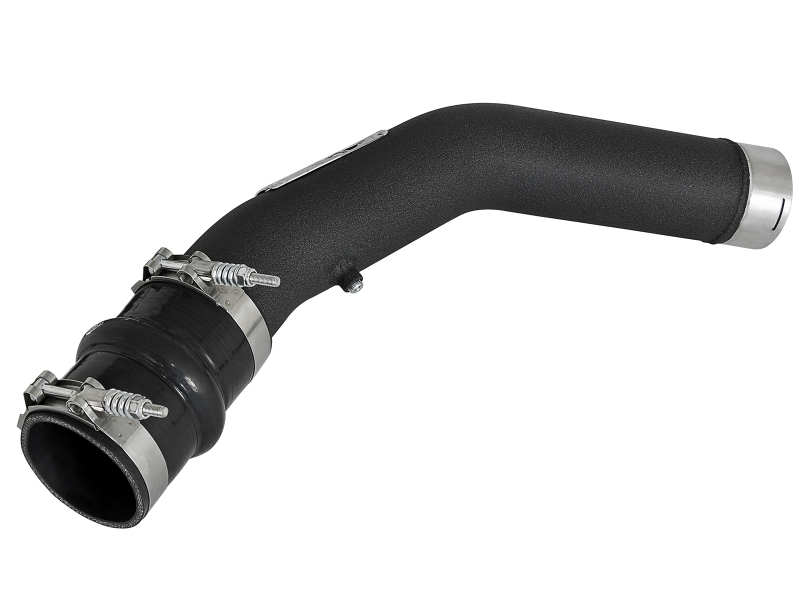 BladeRunner 3 IN Aluminum Hot Charge Pipe Black
